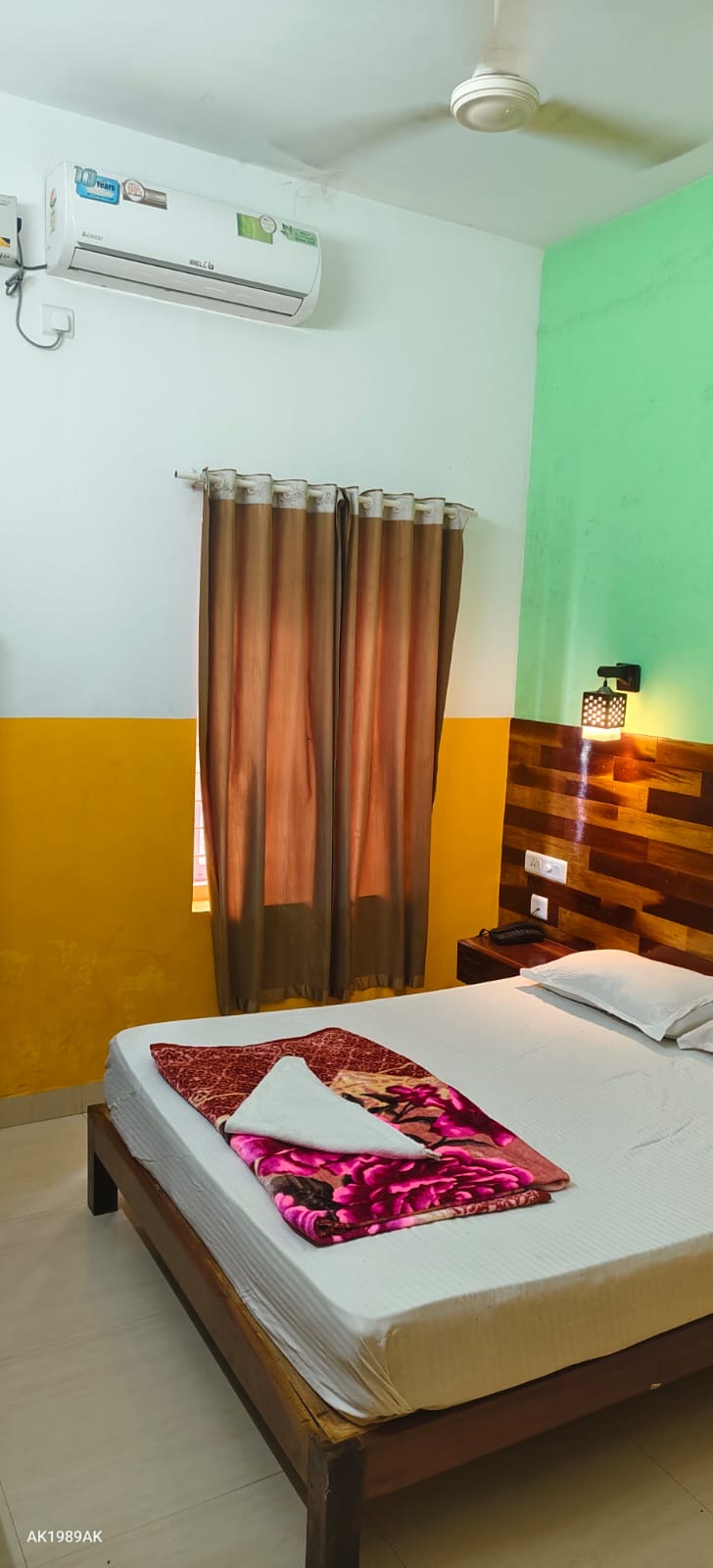 AC Double Bed room alternate angle at Jumayira International